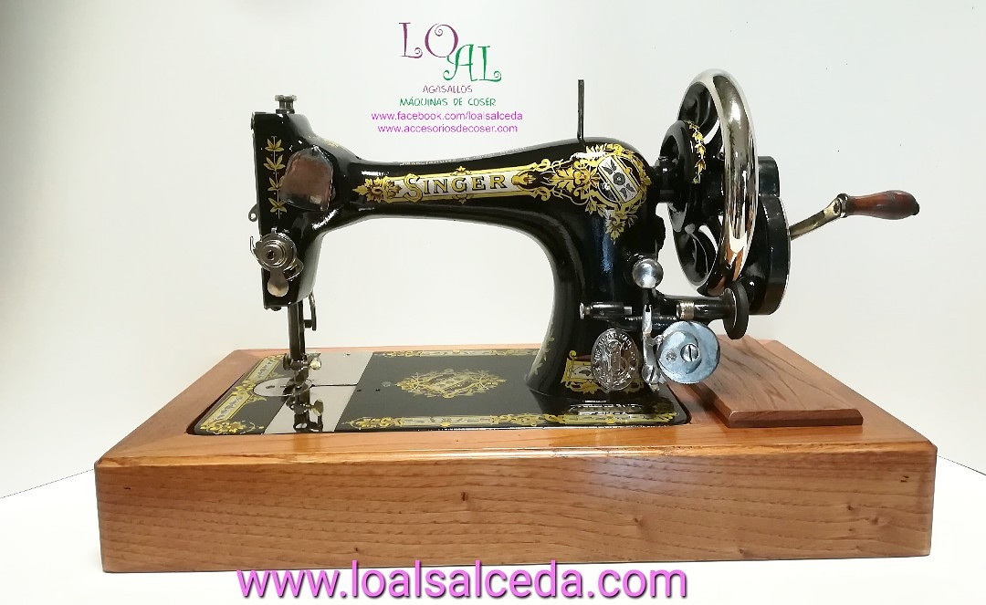 Máquina de coser restaurada por nuestros especialistas